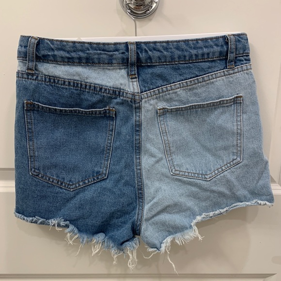 SHEIN high waisted jean shorts - Picture 2 of 3